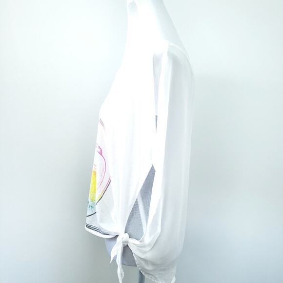 PacSun Eagle Sleeveless Top Boho Open Arms Small Boho, Open Arm Hole Festival - Picture 6 of 6